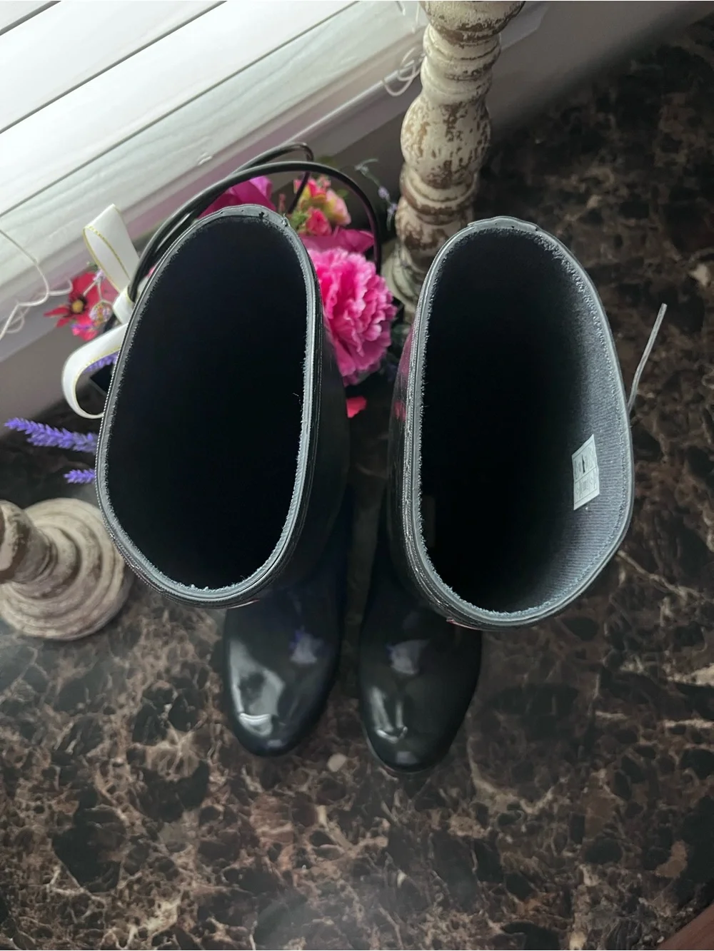 Hunter Original  Tall Waterproof Fall/Winter Rain Boots Size 38 EU/7 Women